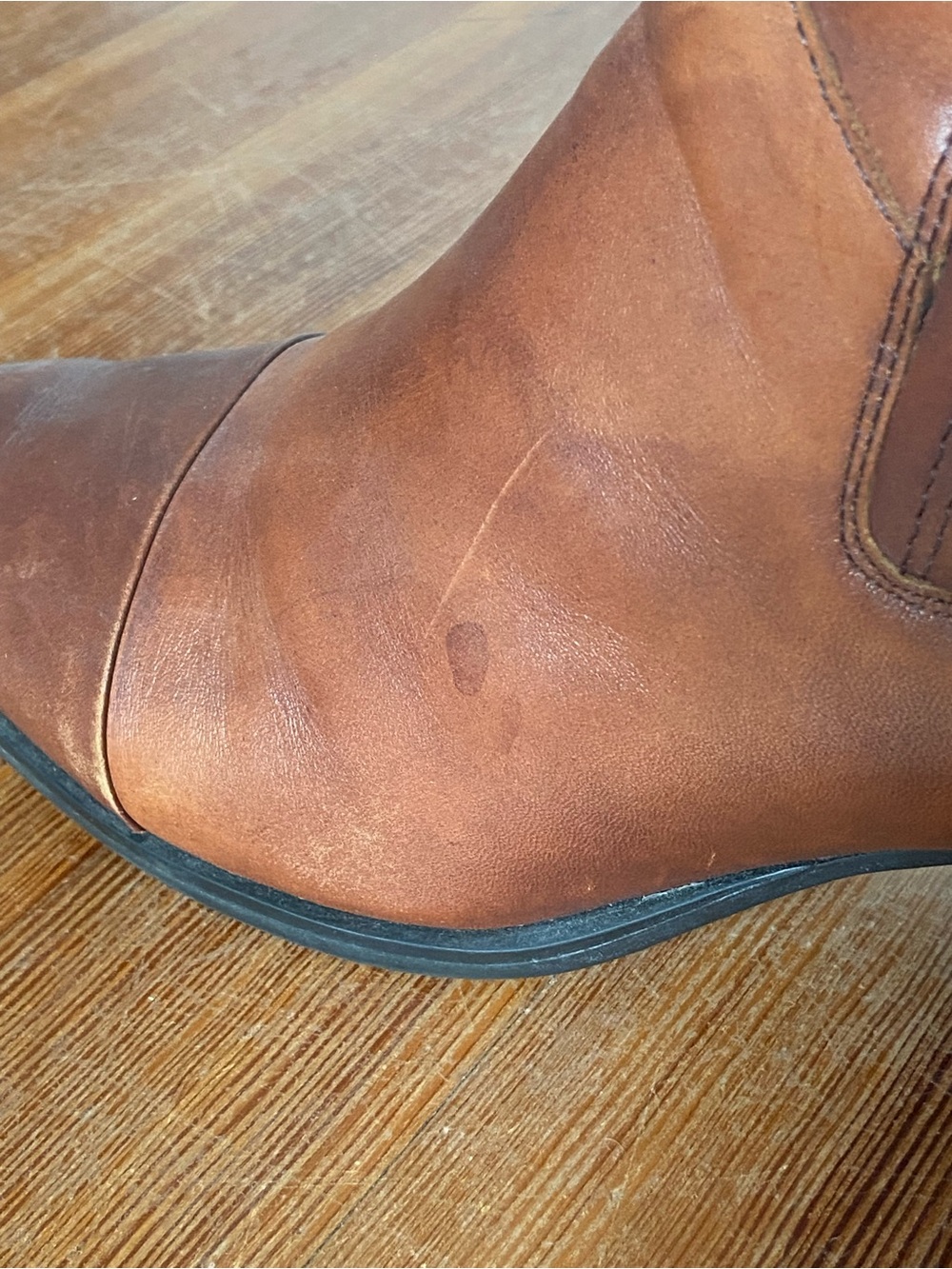 Women's Brown Leather Vagabond Chelsea Boots - Picture 10 of 10